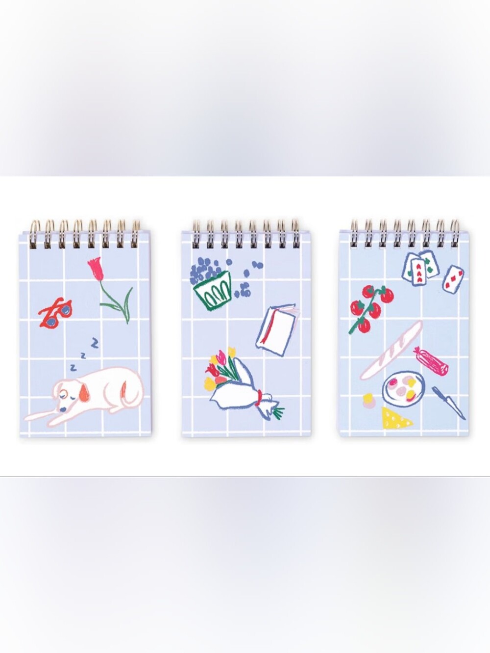 kate spade 3 Pack Spiral Notepad Set